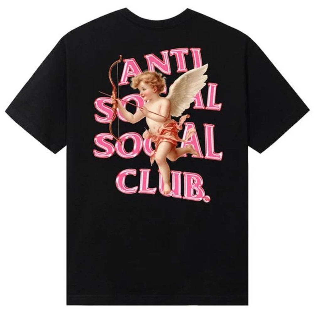 Anti Social Social Club “Lupercalia” Angel Tee -Size:Medium ~ (USED-Worn 1 Time)